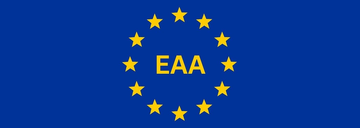 Graphic of the EU flag with EAA in its centre